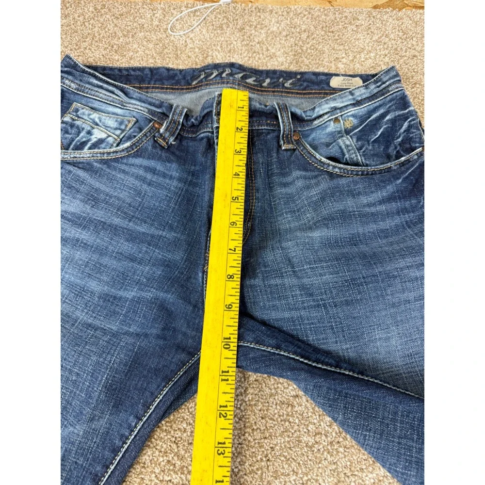 Y2K Mavi Josh Low Rise Easy Bootcut Jeans Mens 33x30 Medium Wash Denim Grunge